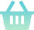 E-commerce shopping basket icon